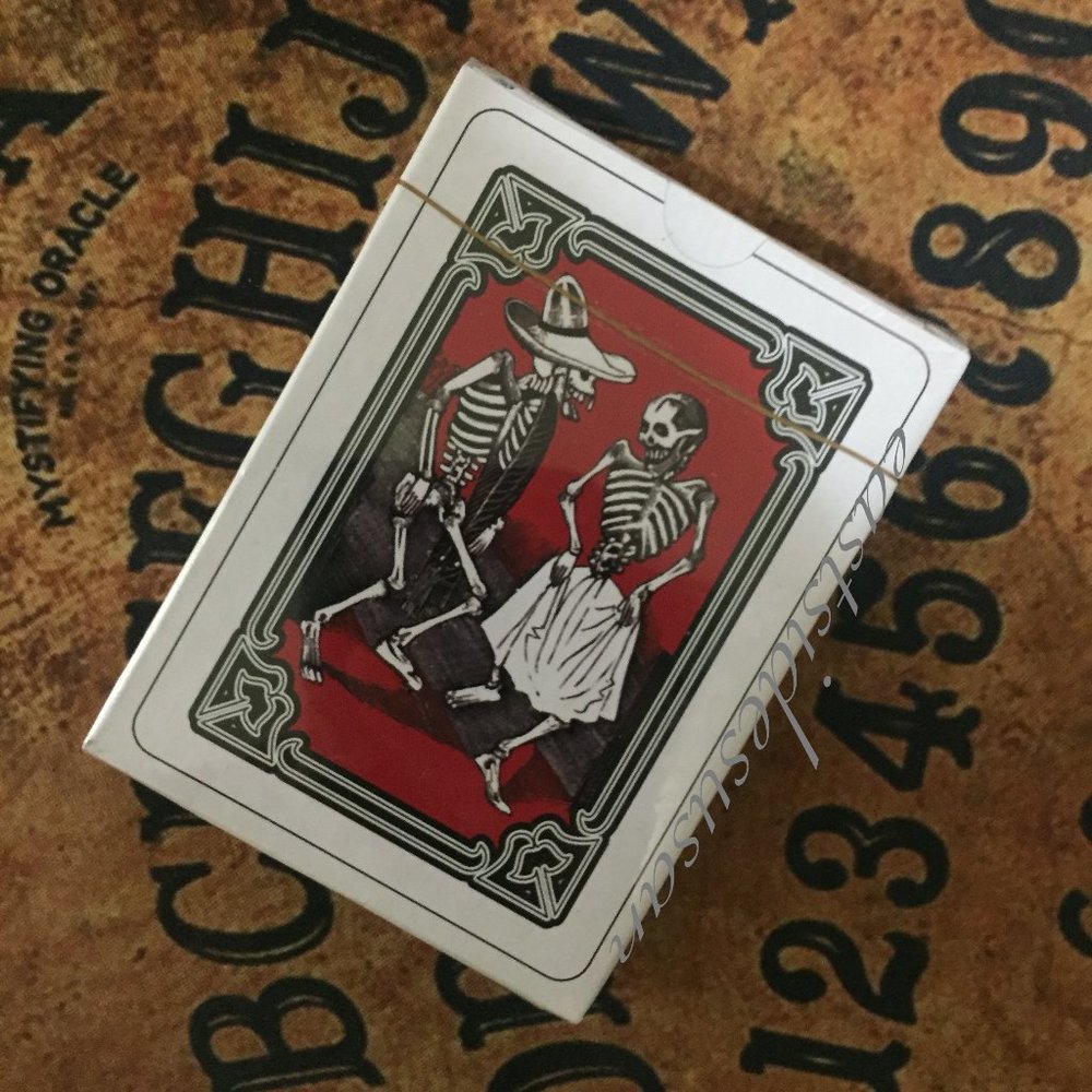 NIP Lucy Lu OOP PLAYING CARDS Day of the Dead Muertos Posada SKELETONS 💀 - Picture 1 of 7
